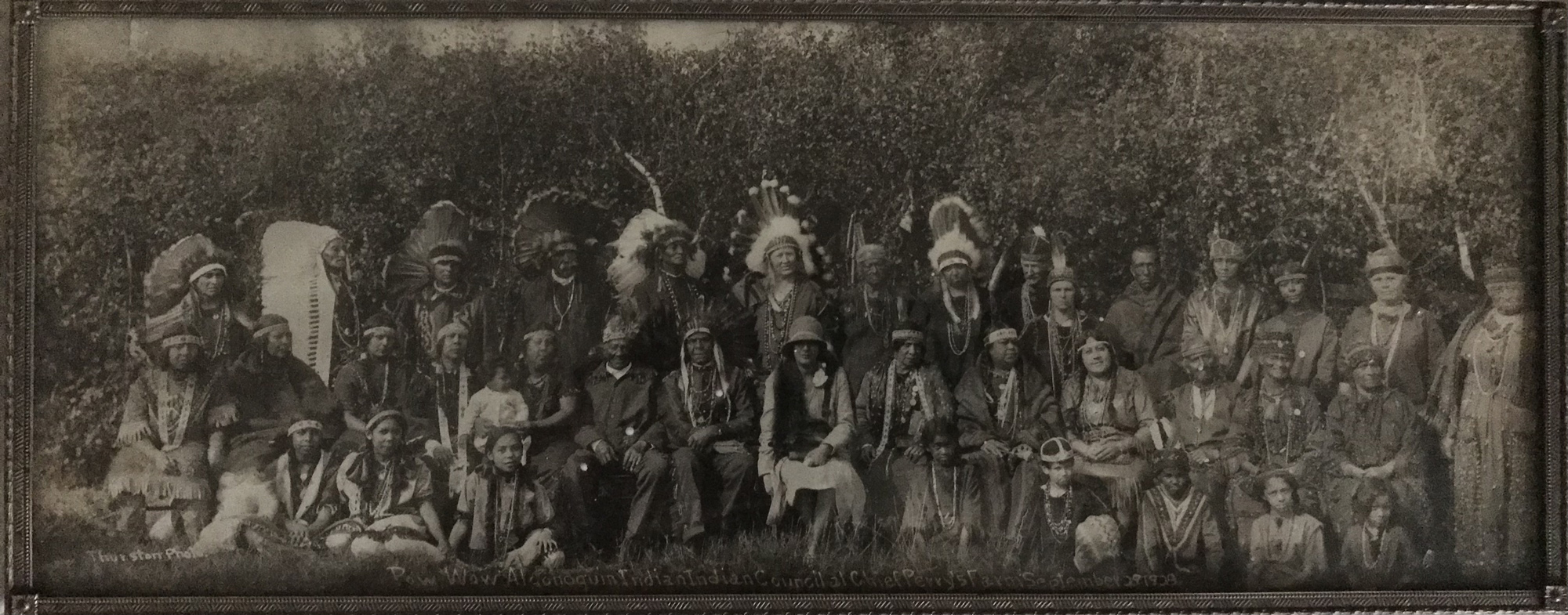 Pow Wow Algonquin Indian Indian Council at Chief Perrys Farm September 29, 1928